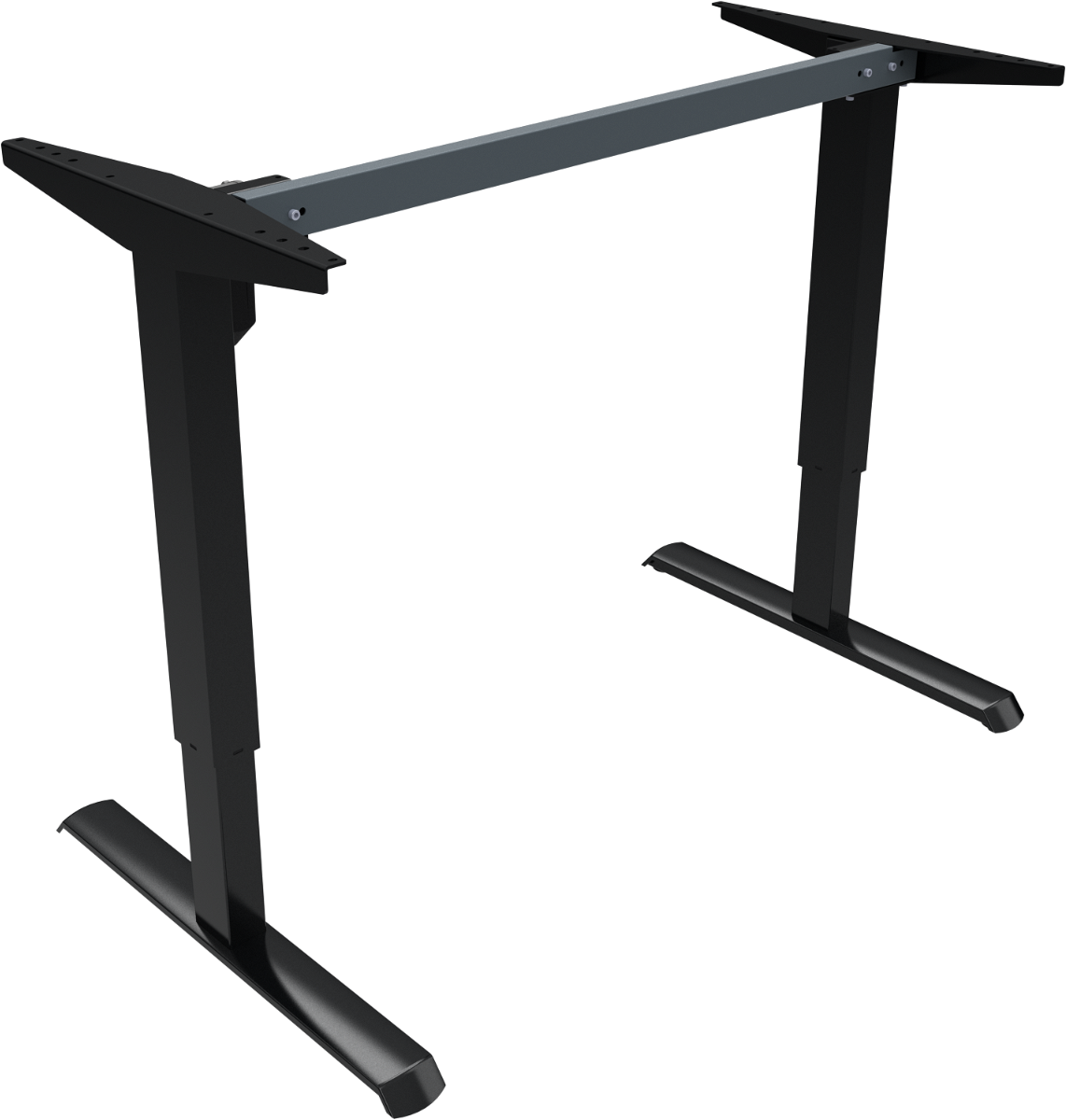 Ergonomisk Hæve- og Sænkestel Zennord Adaptdesk Sort