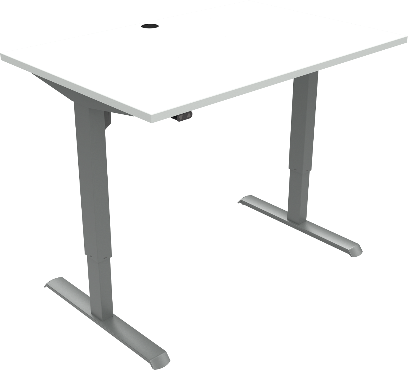 Hæve-Sænkebord Zennord AdaptDesk - Hvid Melamin Design