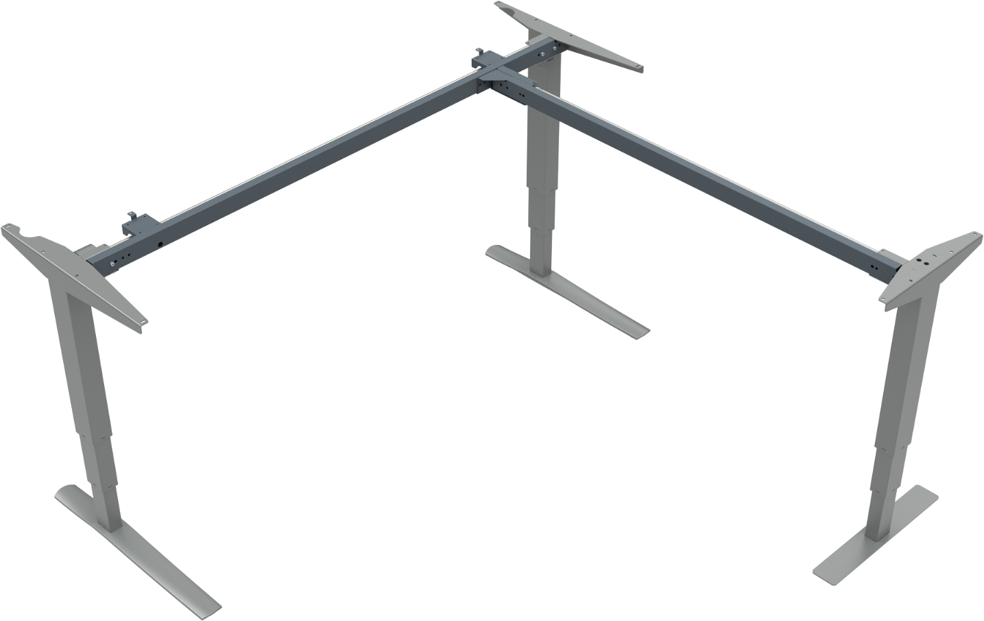 Ergonomisk Hæve- Sænkestel Zennord Rise Rest 501-43 Sølv Justerbar Højde 65-125