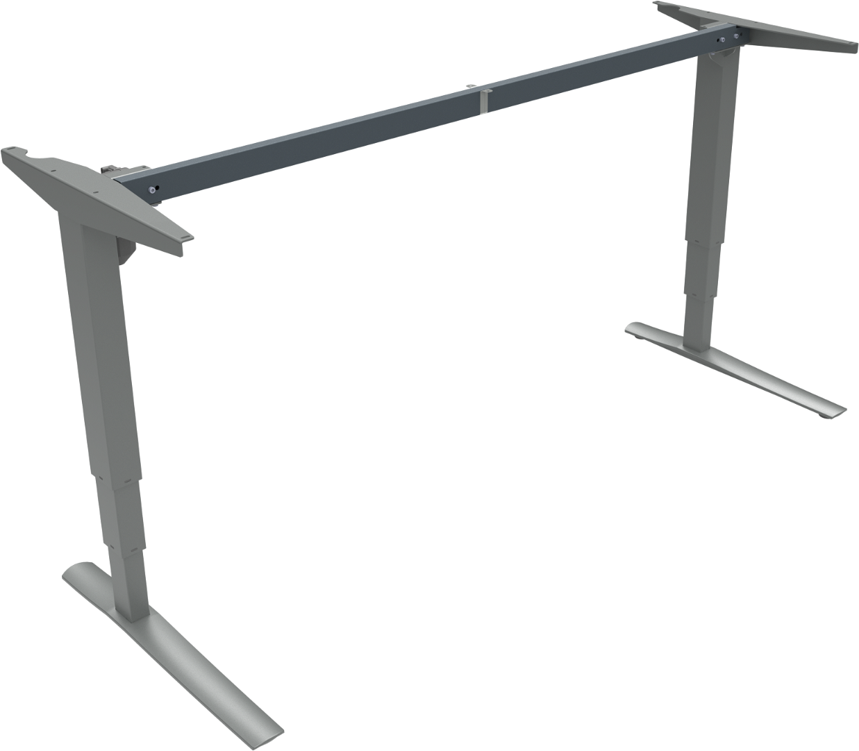 Hæve- Sænkestel Zennord Rise Rest 501-43 Sølv H65-125   Ergonomisk Metalstel En527
