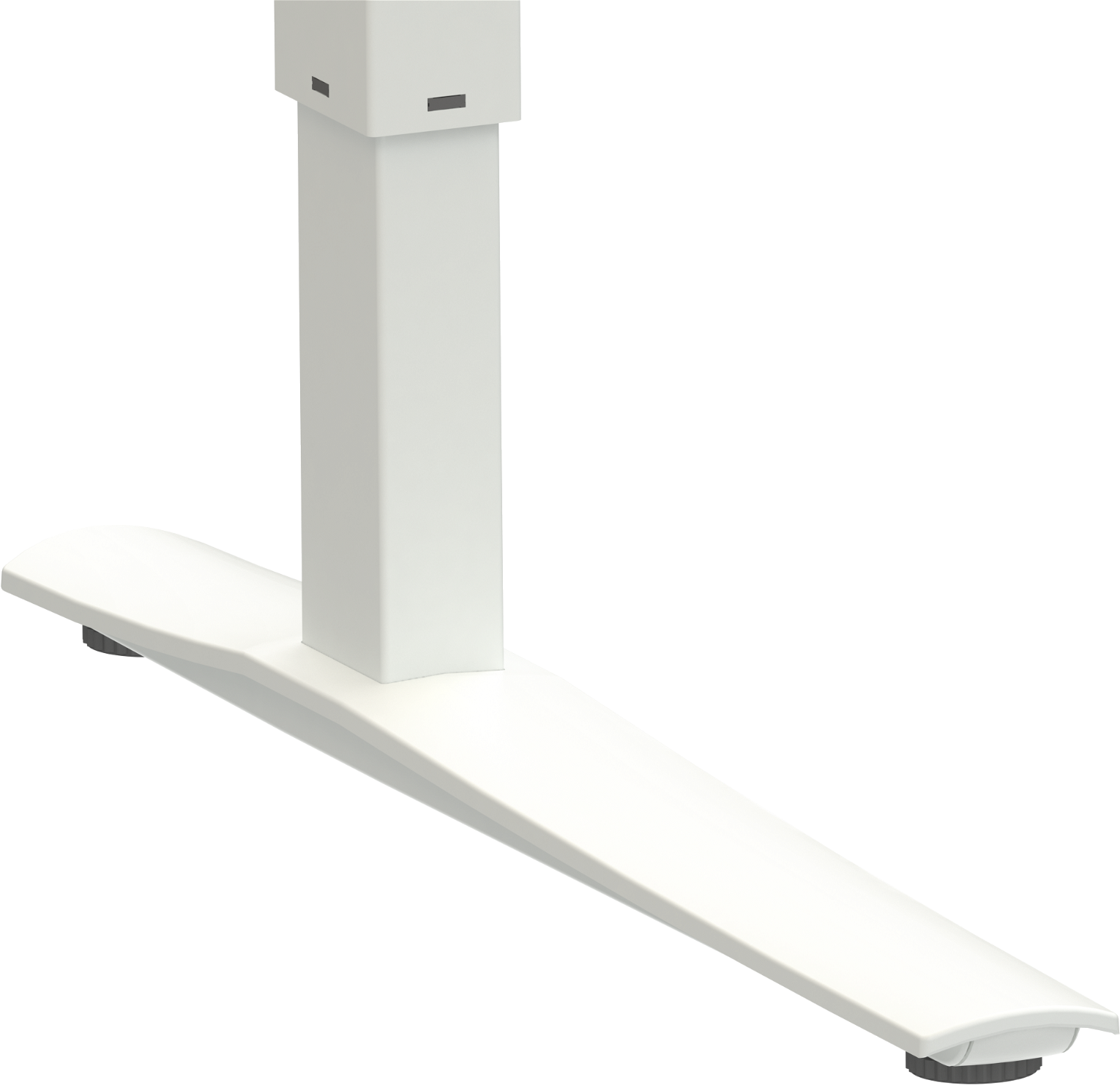 Hæve- Sænkestel Zennord Rise Rest  Justérbart Ergonomisk Hvidt Metalstel 132-172   Bredde 65-125   Højde