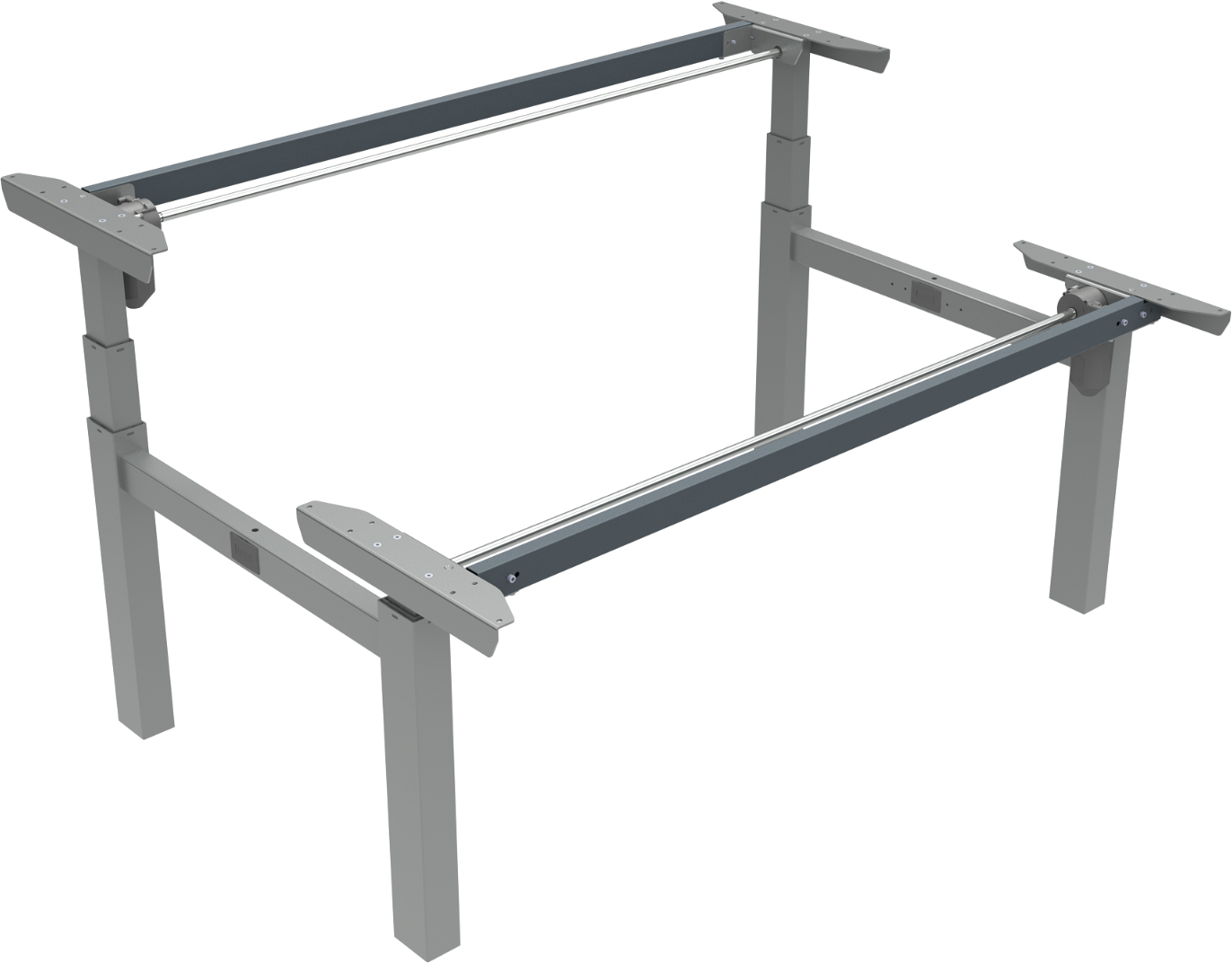 Zennord Hæve-sænkestel til Kontorbord - Elegant Sølvdesign