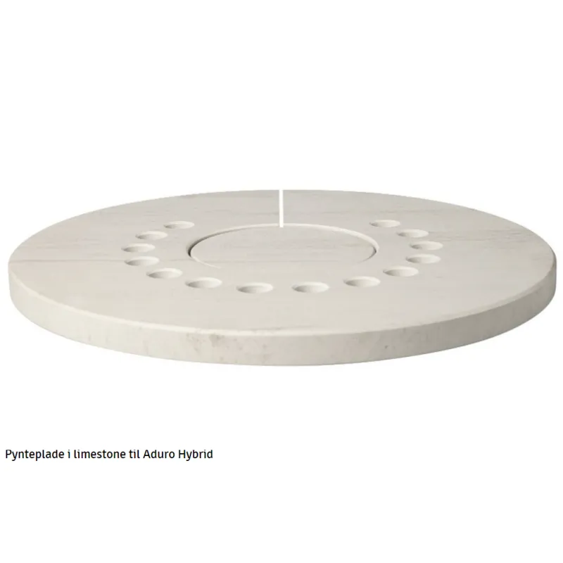 Aduro Limestone Topplade Til Aduro Hybrid       Serien  Limestone ø49x3