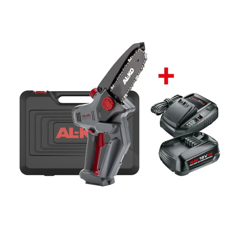 -  Batteri Mini-kædesav Csm 1815 Inkl  Batteri   Lader  Transportkasse  Beholder For Olie  -ion         18