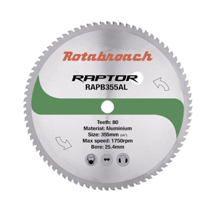 Rotabroach Raptor   Klinge 355x25   Z80