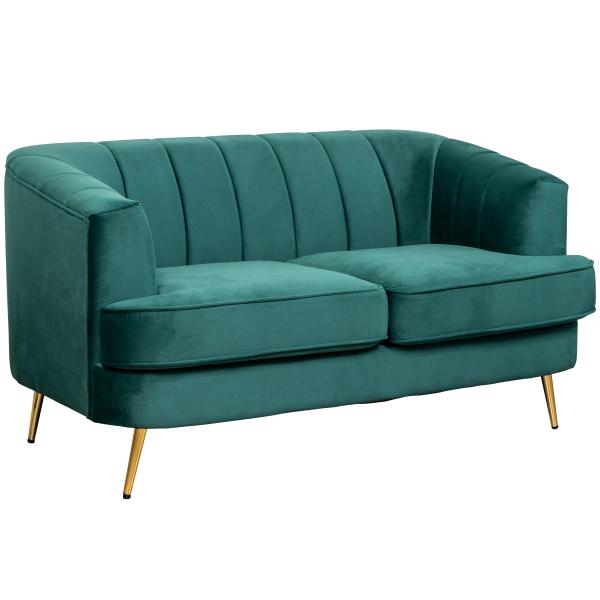 Homeville Andria   Pers  Velour Grøn 144x89x79cm