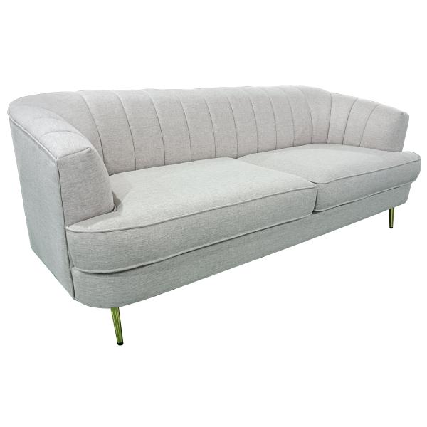 Homeville Andria   Pers  Stof Lysegrå 200x89x79cm