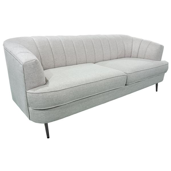 Homeville Andria   Pers  Stof Lysegrå 200x89x79cm