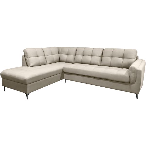 Homeville Arendal Venstrevendt Stof Beige 263x193x89cm
