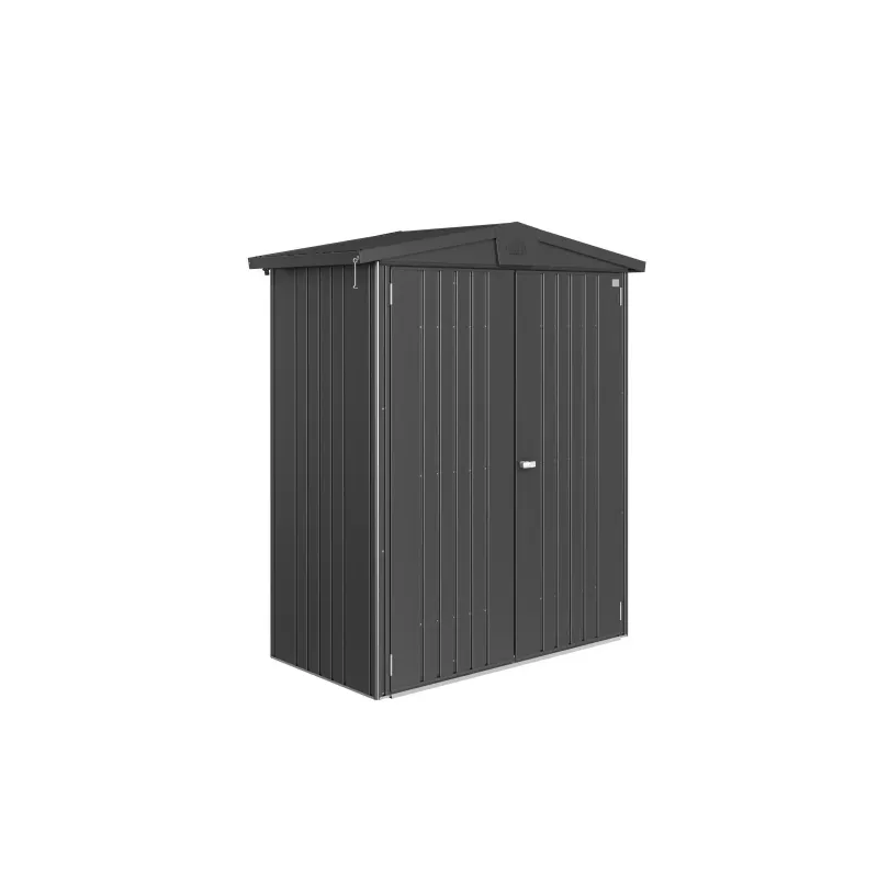 Biohort Europa Redskabsrum Mørkegrå Metallic - Haven opbevaring