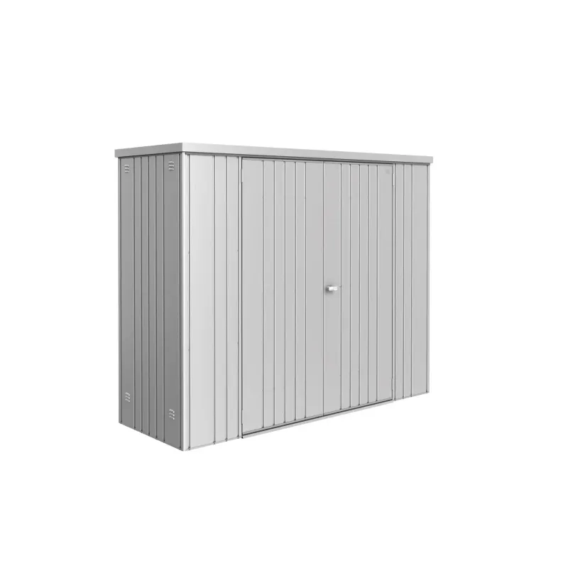 Biohort Redskabsrum 230 i Sølv Metallic - Sikker Opbevaring