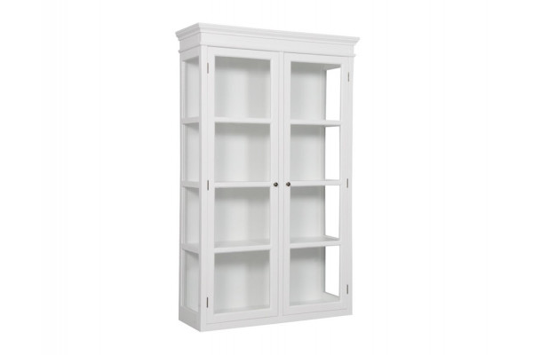 Birkholm Væghængt Vitrineskab 170x100x38   Hvid