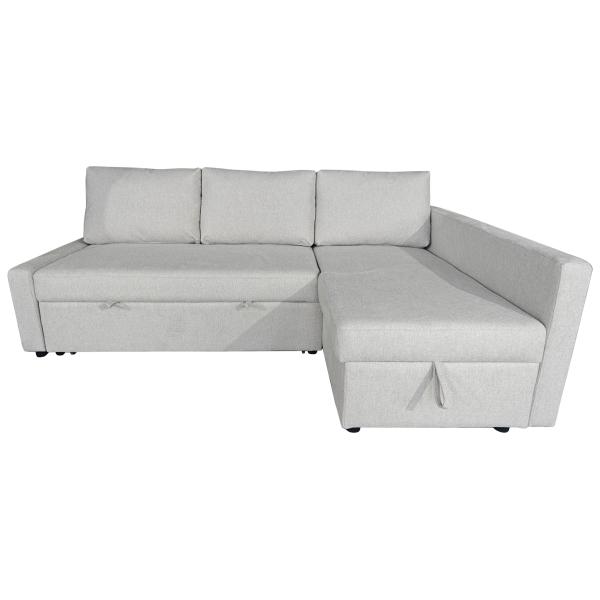 Homeville Calgary Højrevendt Stof Creme 227x155x92cm