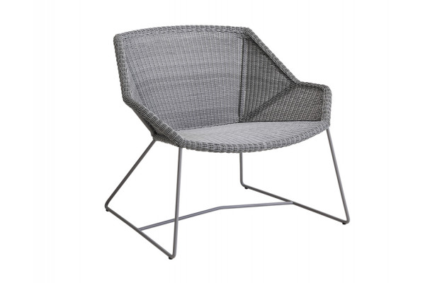 Cane-line Breeze Loungestol Light Grey