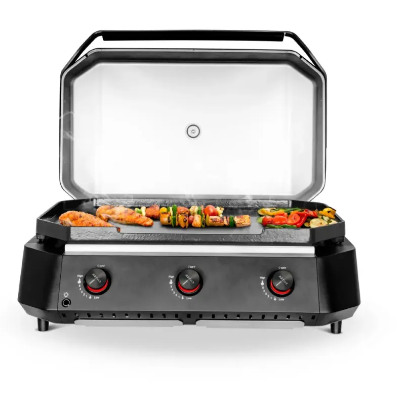 Cozze G-800 Plancha med Låg og Gasbrændere 7,5 kW