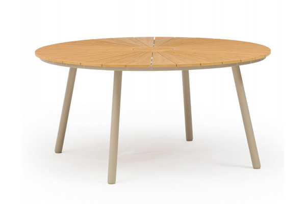 Daneline Adam Havebord Nonwood ø150   Latte