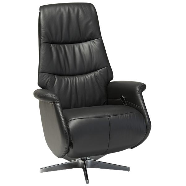 Furnhouse Delta Læder Sort 90x79x114cm