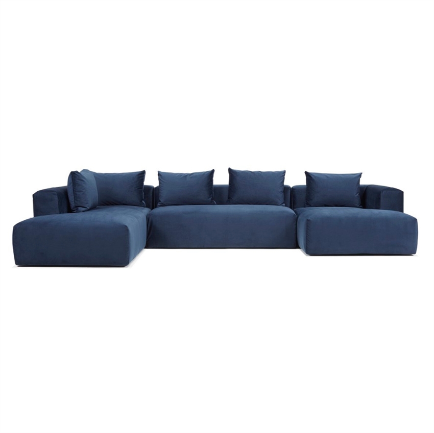 Nordly Cozy  -sofa Blå  -sofa    Chaiselong 365     64     233     Møbelsalg
