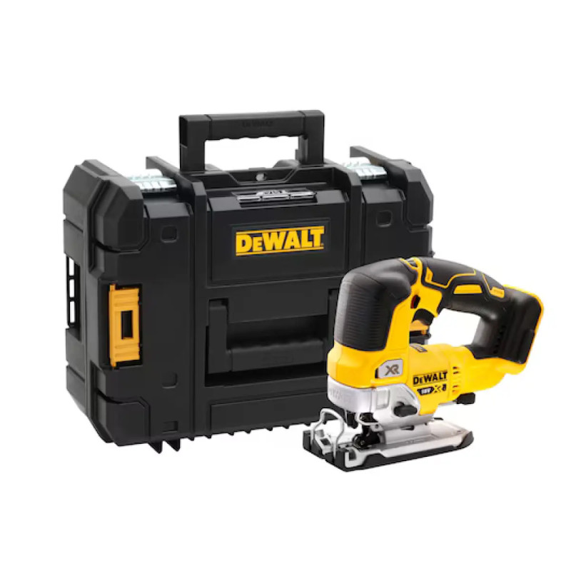 Dewalt 18v   Kulløs Stiksav Med Bøjlehåndtag   Solo   Tstak   Dcs334nt-