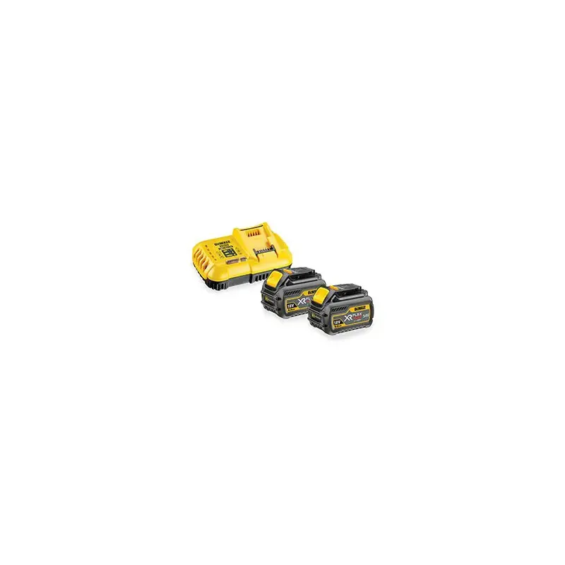 Dewalt DCB118T2 54V Oplader med 2 Batterier - Hurtig Ladning