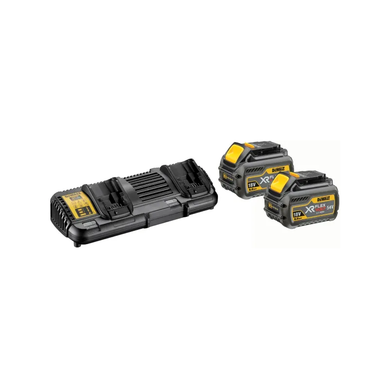 Dewalt   Flexvolt Dobbeltlader  2xbatt  6ah Dcb132t2-