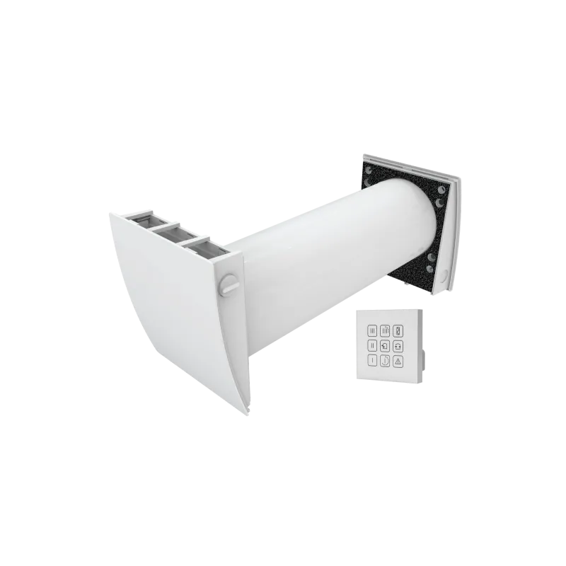 Duka One D6   -rums Varmegenvinding  ø160mm Hvid