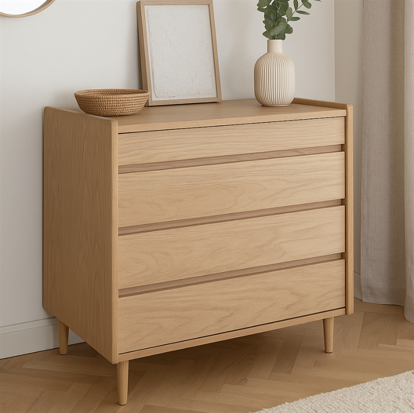 Kaagaard Lav Kommode Egetræ 80 82 47 Møbelsalg