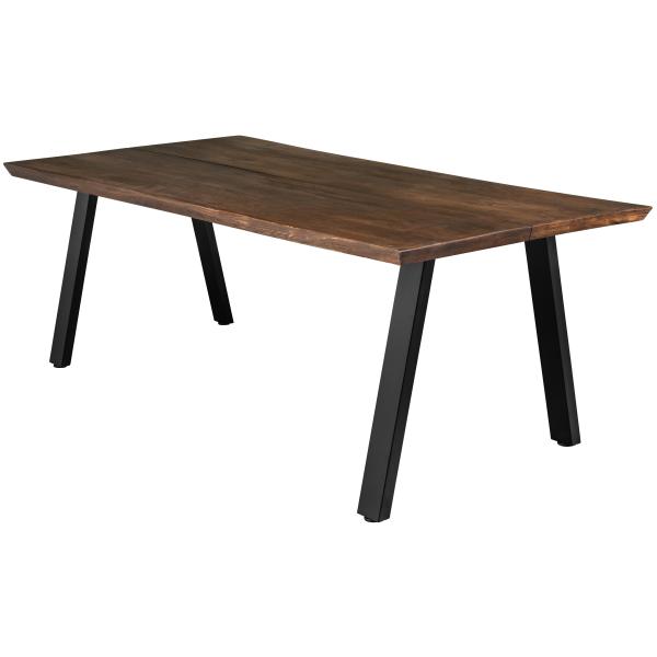 Homeville Firenze Med Skråben 200x95x74cm   Smoked Sort 200x95x74cm