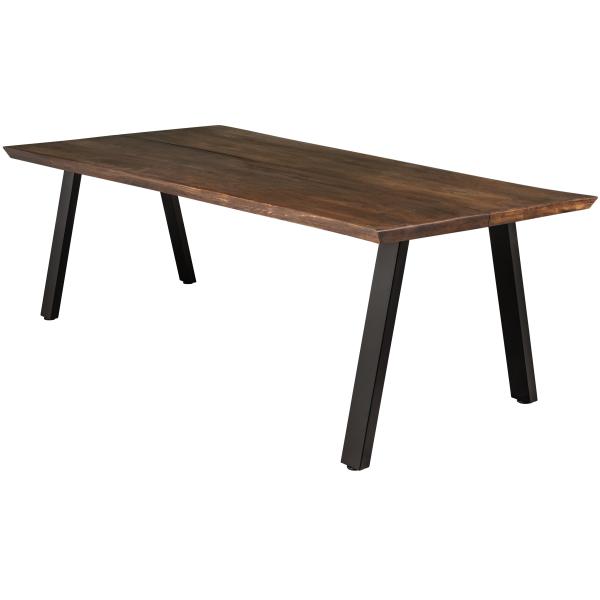 Homeville Firenze Med Skråben 240x95x74cm   Smoked Sort 240x95x74cm