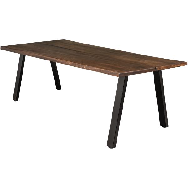 Homeville Firenze Med Skråben 240x95x74cm   Smoked Sort 240x95x74cm