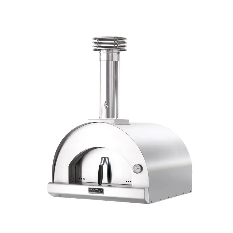 Fontana Forni Margherita Inox Pizzaovn Uden Vogn