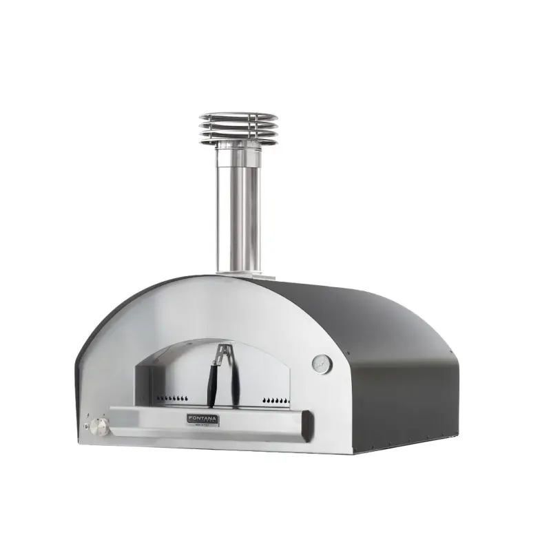 Fontana Forni Marinara Antracite Gas Pizzaovn Bordmodel
