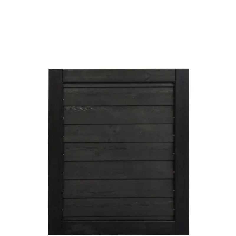 Frøslev Systemhegn Låge 90x111 cm – Elegant Sortmalet Låge