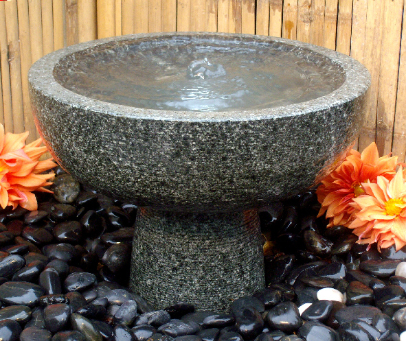 Fuglebad Granit Havefontænen Gral