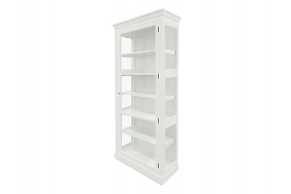 Fur Vitrineskab 212x84x44   Hvid