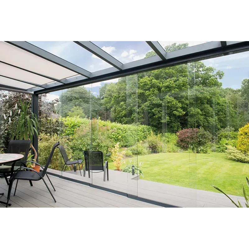 Glas Skydedørs System Alu 10   Glas Antrasit 578x228       Stk  Bund-top-side Profiler  -  Skinnesystem