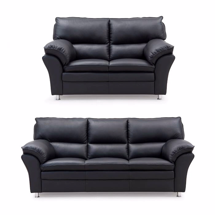 Hjort Knudsen Lædersofa Sofasæt Palma 215     Møbelsalg