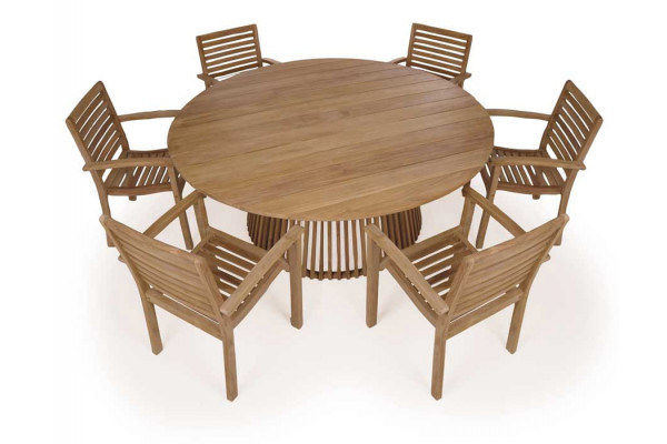 Luna 180 Pala Teak Havemøbelsæt
