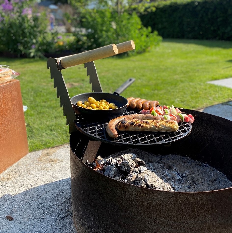 Bålring med Bålrist – Uundgåelig til Udendørs Hygge!