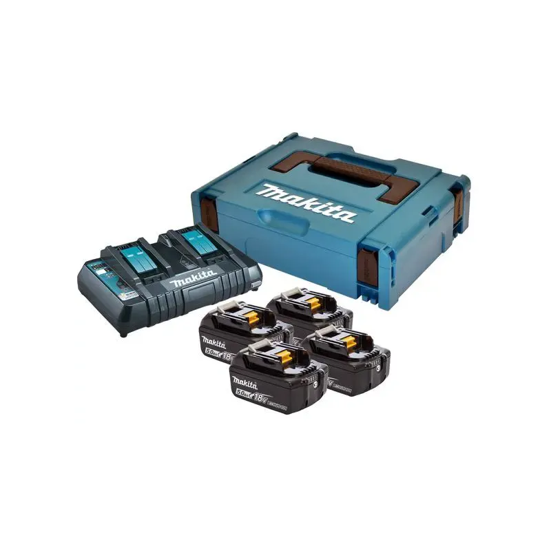 Makita Batteripakke med Lynlader og USB – Effektiv Løsning!