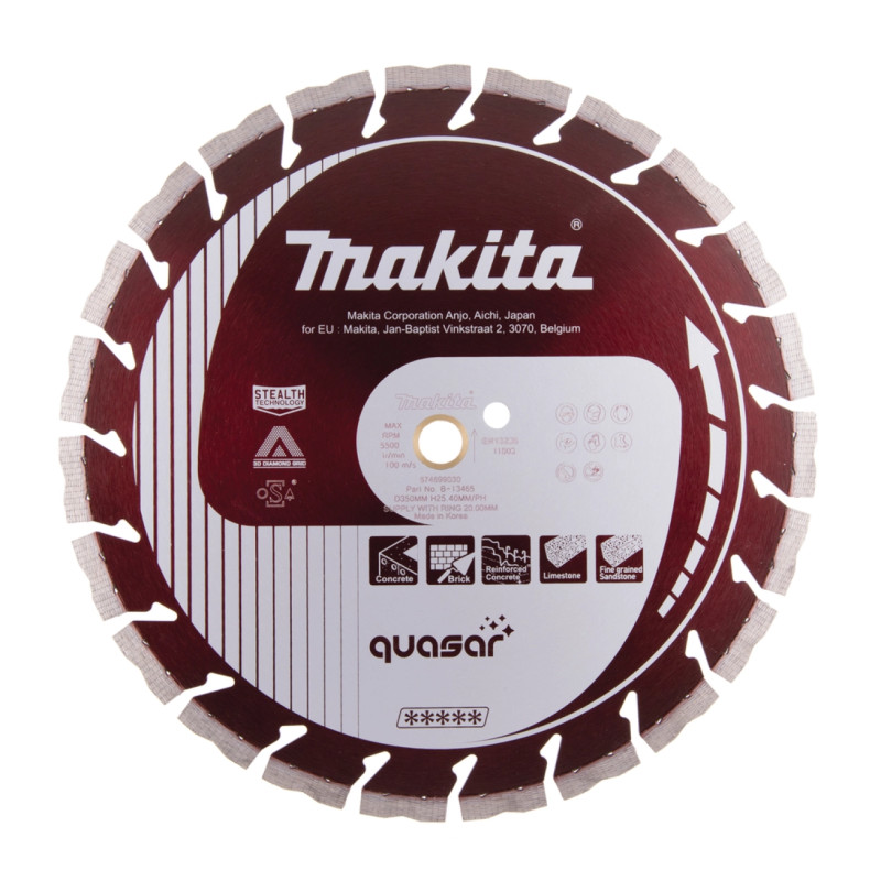 Makita Diamantklinge 350x25   Quasar  -13465