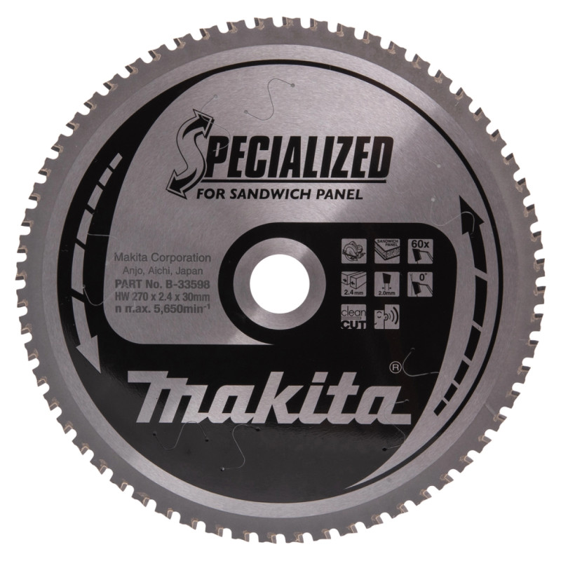 Makita   Klinge 270x30x60z Specializ  -33598