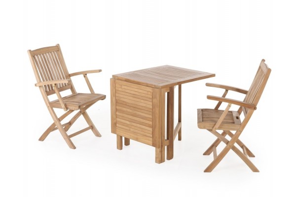 Marstal Teak Cafesæt med Mia Stole – Uovertruffen Tilbud!