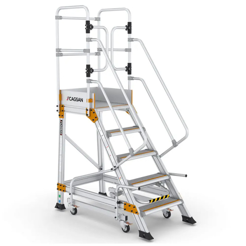 Robust Mobil Trappeplatform fra Materielhuset - Ideel til Byggeri