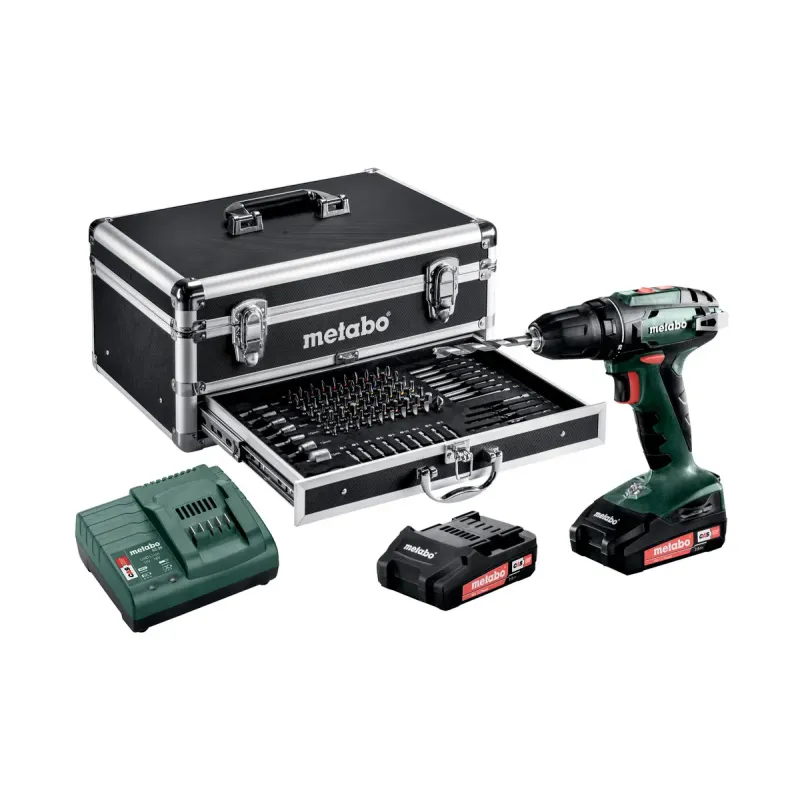 Metabo BS 18 Set - Effektiv akku-bore-/skruemaskine med lys