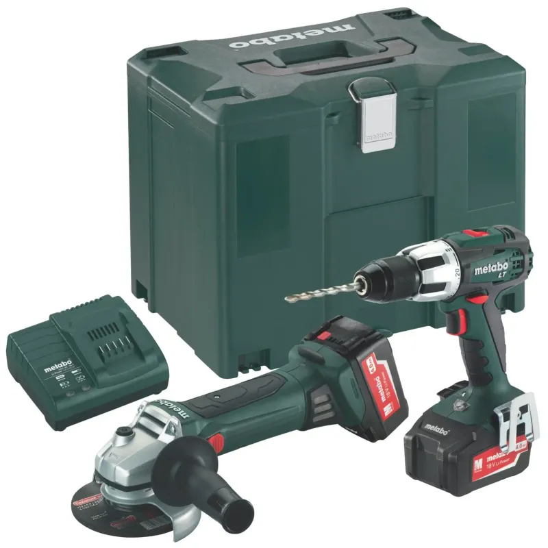 Metabo Combo 18V Slagboremaskine og Vinkelsliber Tilbud