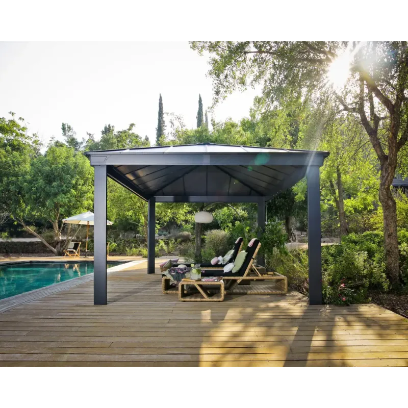 Palram Canopia Dallas 4900 Havepavillon - Antracitgrå