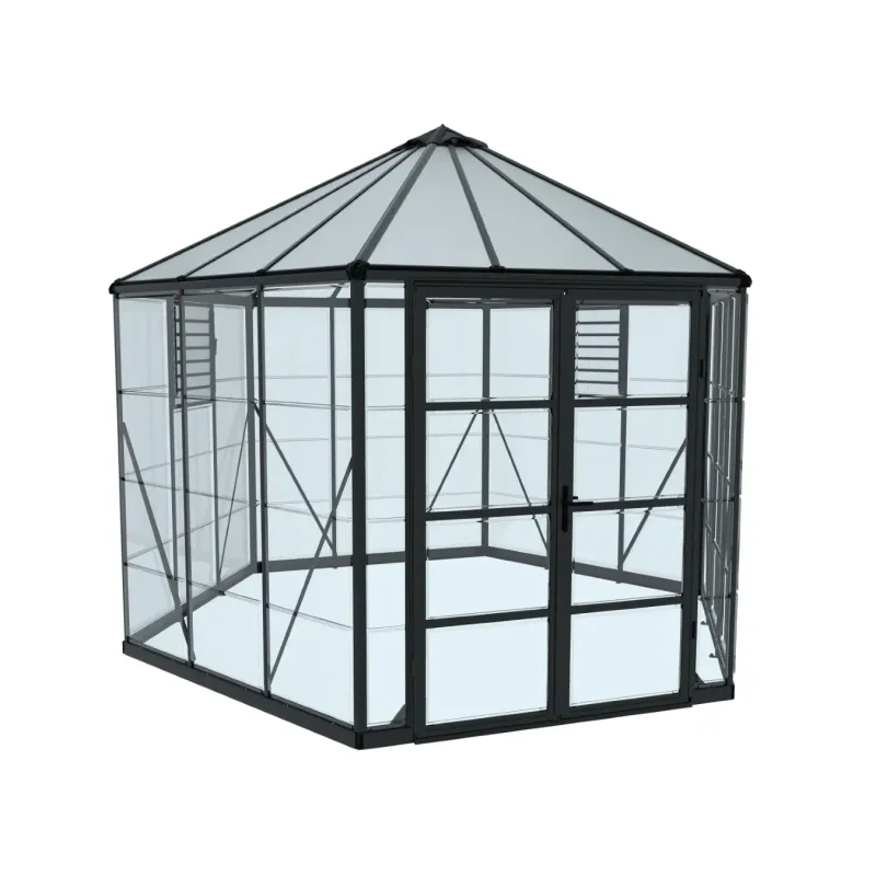 Palram Canopia Oasis Hexagonalt Drivhus 9 m² - Salg!