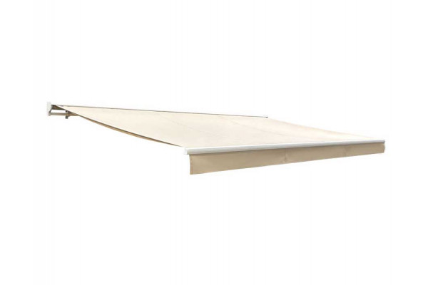 Pil Markise Semikassette Motor Hvid Beige