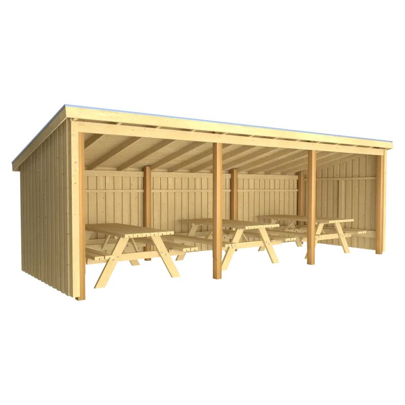 Plus Nordic Madpakkehus 14       Moduler   Inkl  Tagpap   Alulister 1685945-